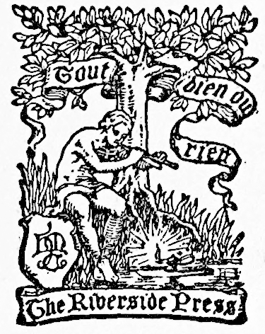 Colophon——Tout bien ou rien