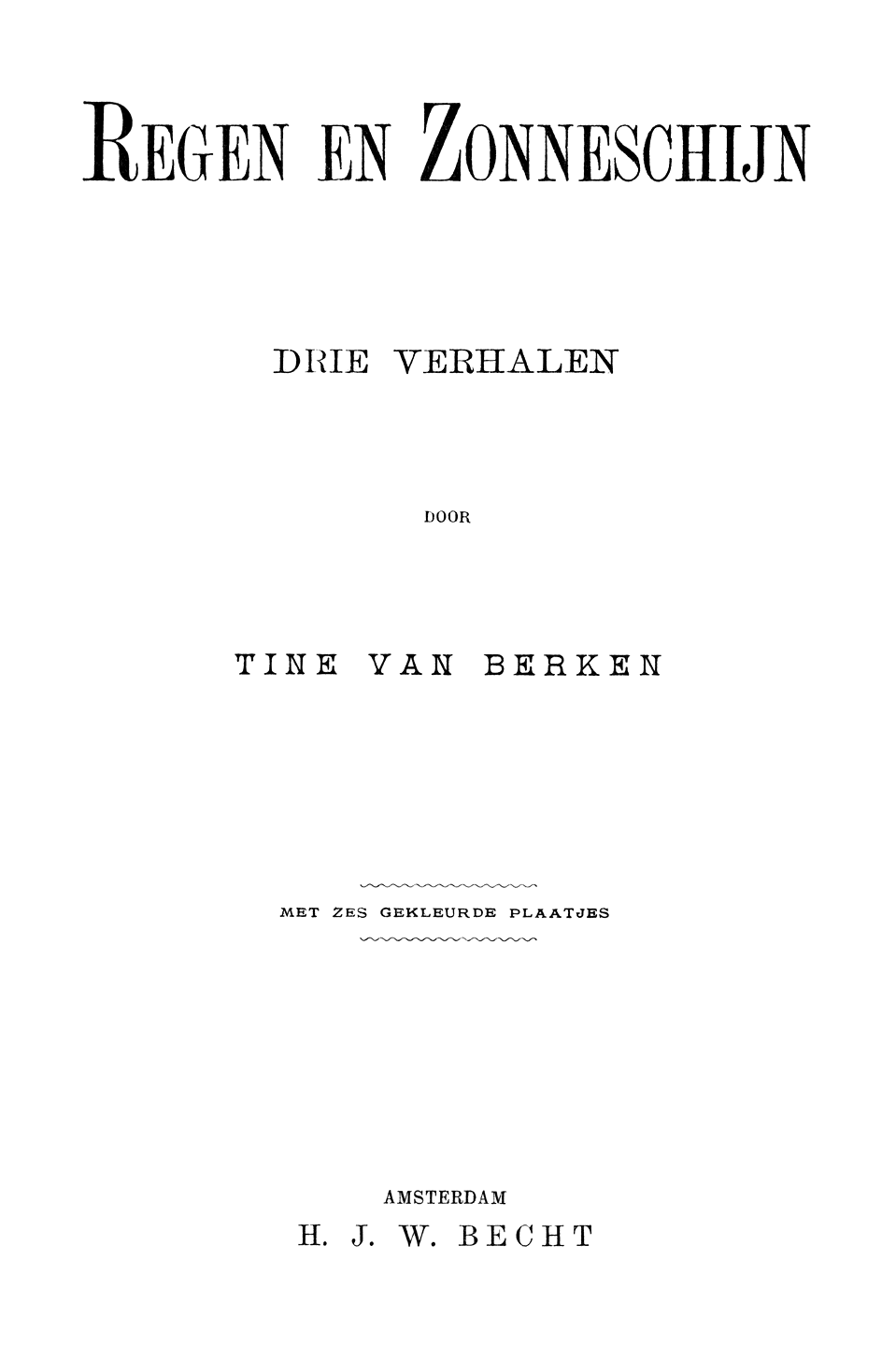 Oorspronkelijke titelpagina.