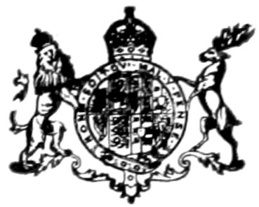 A vintage heraldic emblem showing a central circular shield topped by a crown and wrapped in a garter banner reading &#39;HONI SOIT QUI MAL Y PENSE&#39;. A crowned lion stands as the left supporter, while a stag or male deer with large antlers serves as the right supporter.