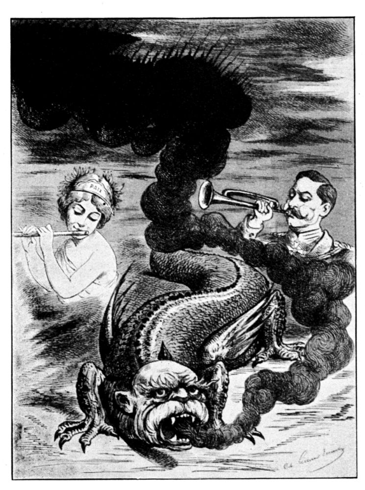 Bismarck als Drachen