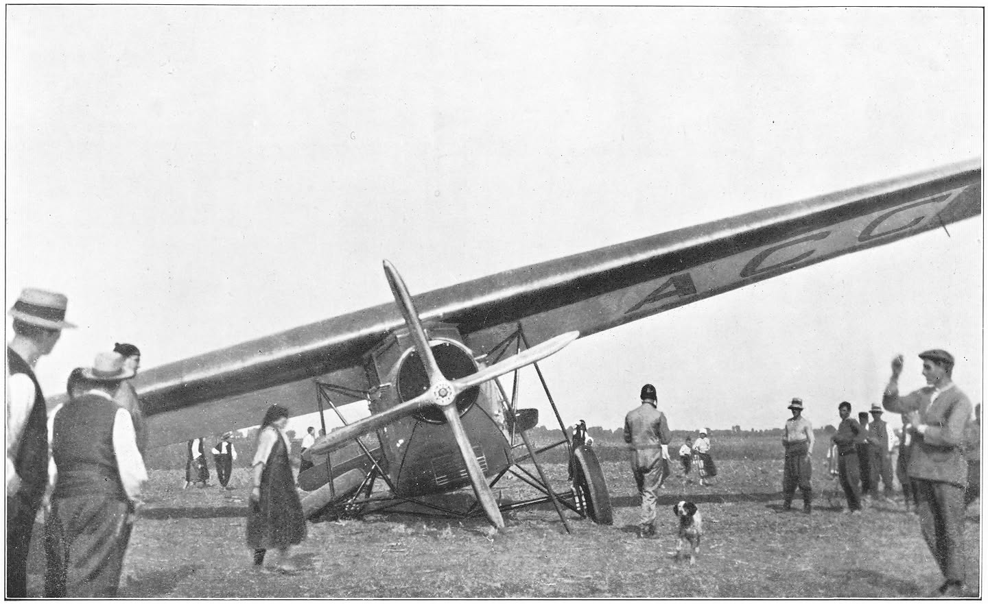 Afb. 12. Noodlanding bij Philippopel.