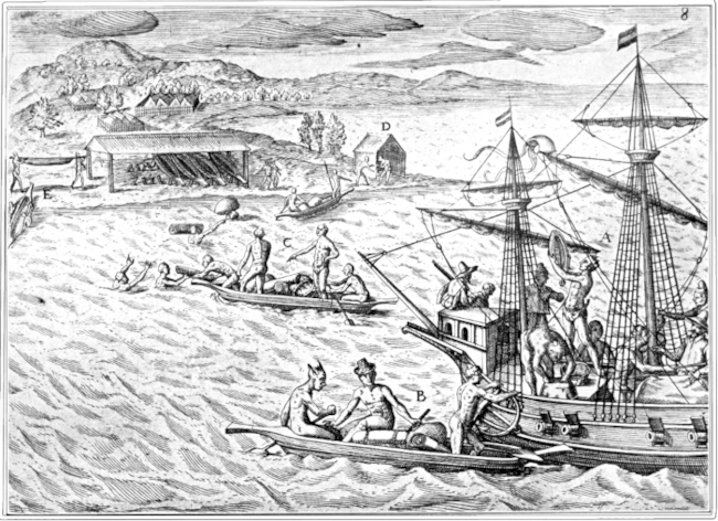 Dutch Ships on the Guina Coast