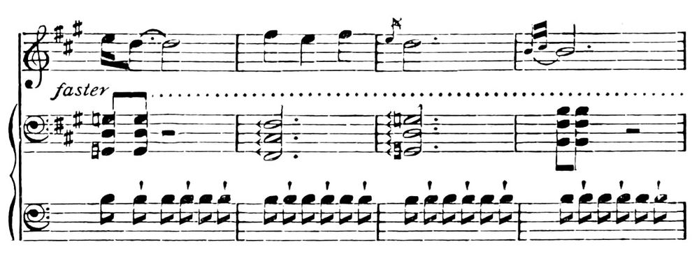 The same music continued.