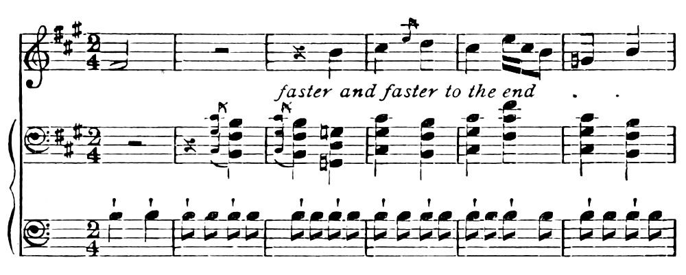 The same music continued.